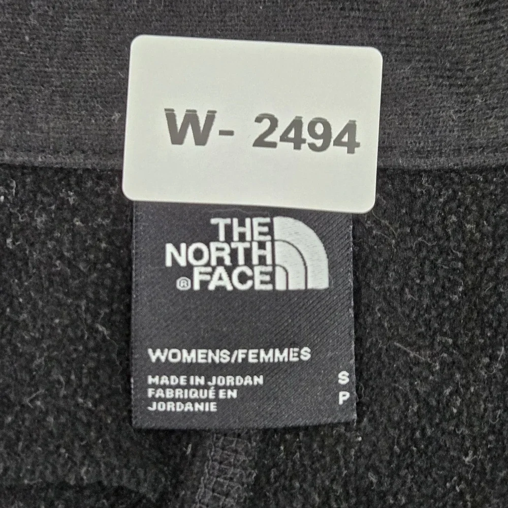 The North Face Women Jacket S Black Fleece‎ Activewear Zipper Long Sleeve Logo